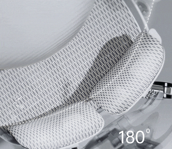 6D Floating-Wing Lumbar Support