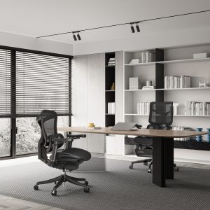 It adapts to offices, home offices and shared workspaces, giving different users a consistently comfortable sitting experience.