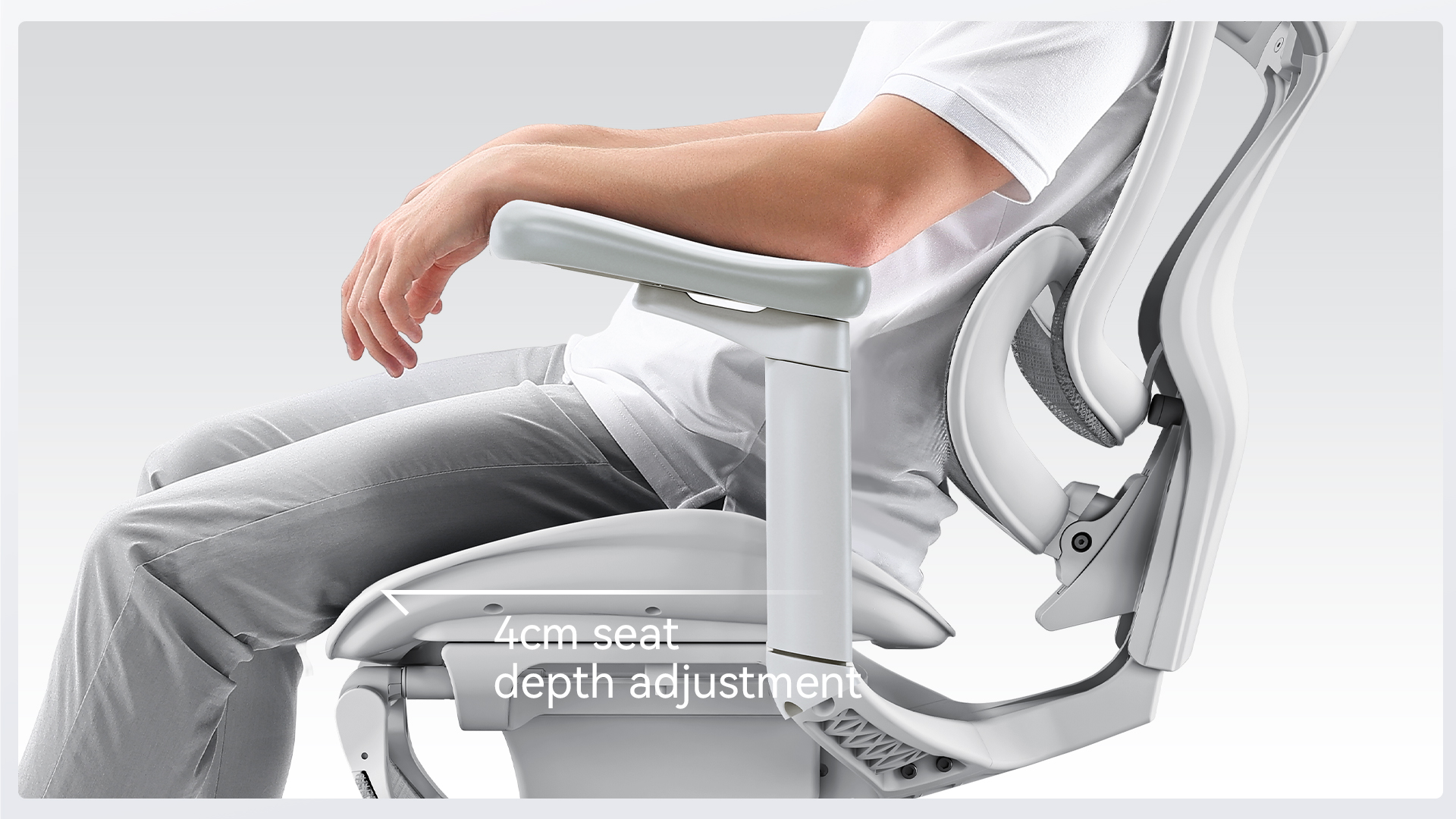 Sihoo ergonomic desk chair with adjustable height and back support