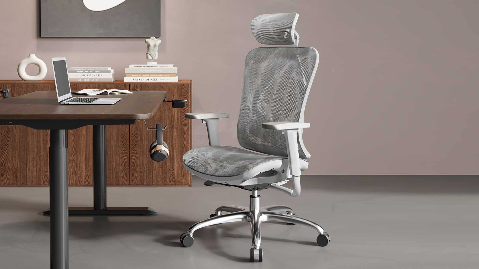 Ergonomic desk chair for remote workers and home offices