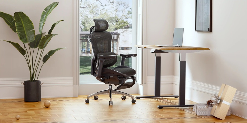 Doro-C300 ergonomic office chair with precision-crafted 3D headrest