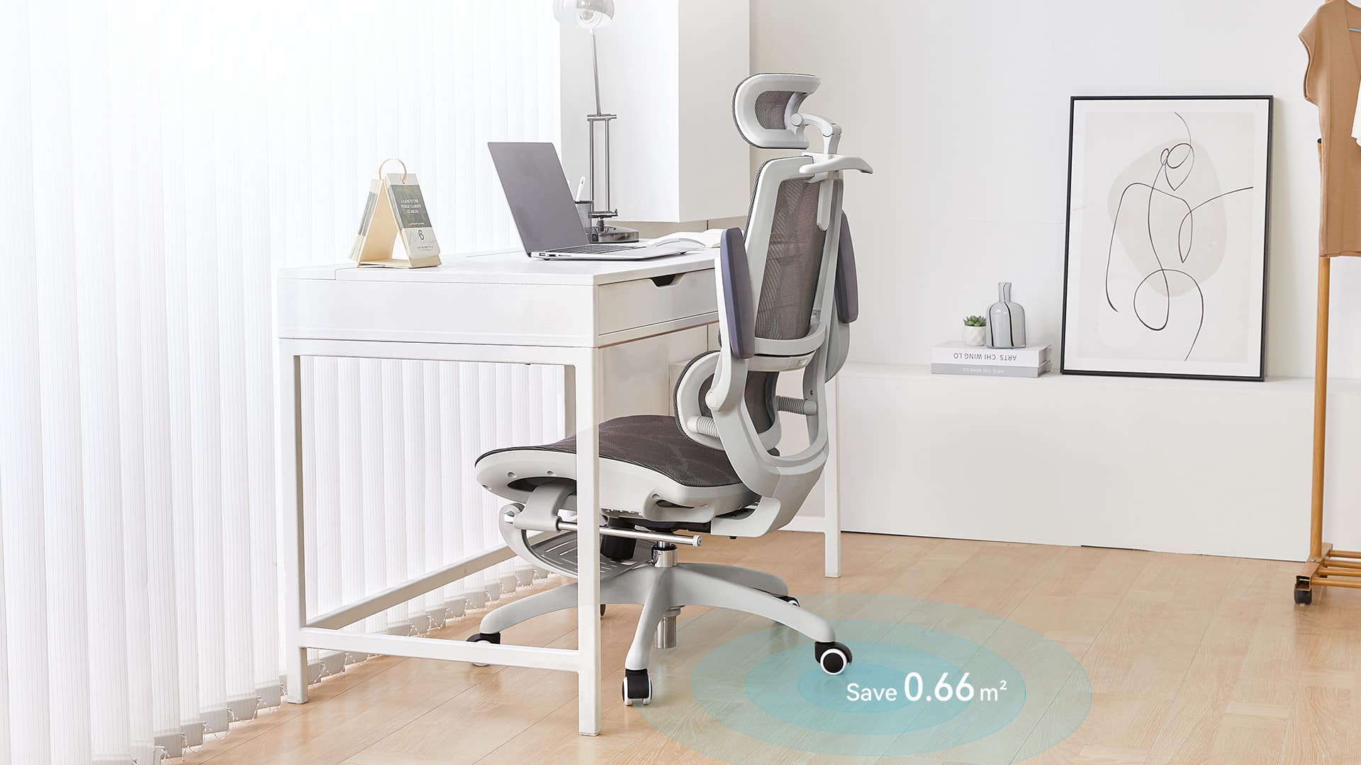 Breathable mesh chair for hot-region offices